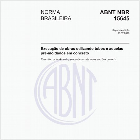 Execução de obras utilizando tubos e aduelas pré-moldados em concreto