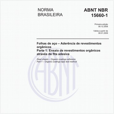 NBR15660-1 de 12/2008