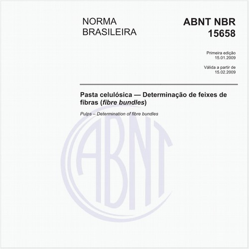 Pasta celulósica - Determinação de feixes de fibras (fibre bundles)