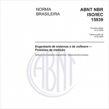 NBRISO/IEC15939 de 01/2009