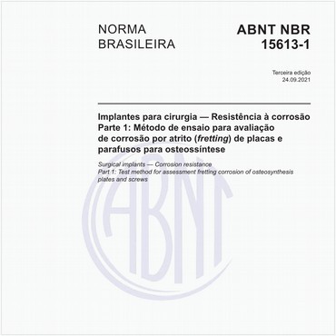 NBR15613-1 de 09/2021