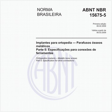 NBR15675-5 de 02/2009