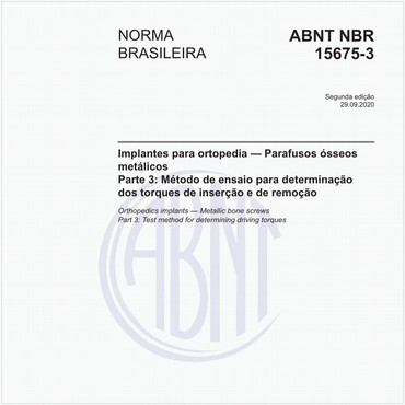 NBR15675-3 de 09/2020