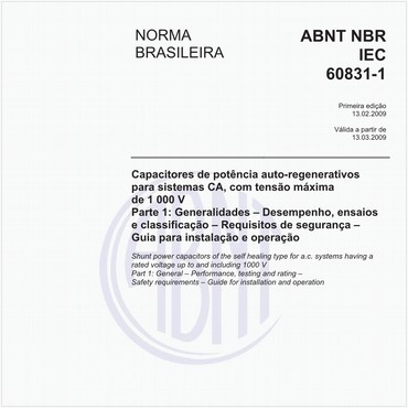 NBRIEC60831-1 de 02/2009