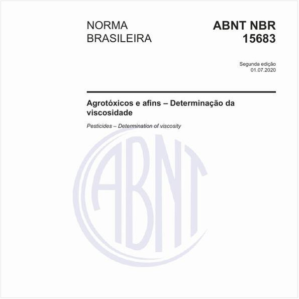 Agrotóxicos e afins - Determinação da viscosidade