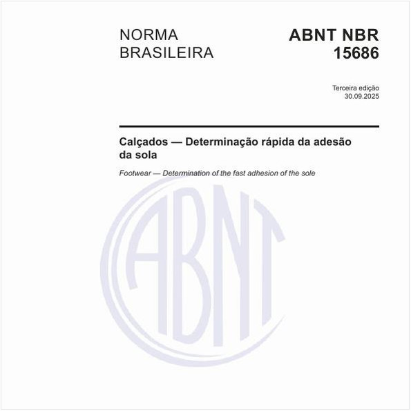 Calçados — Determinação rápida da adesão da sola