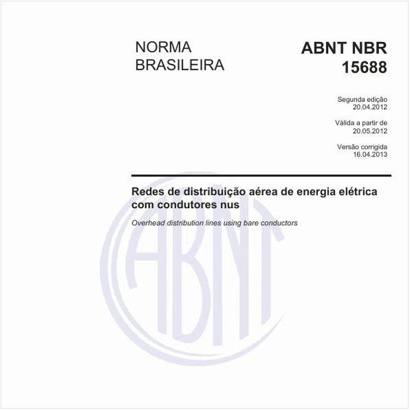 Redes de distribuição aérea de energia elétrica com condutores nus