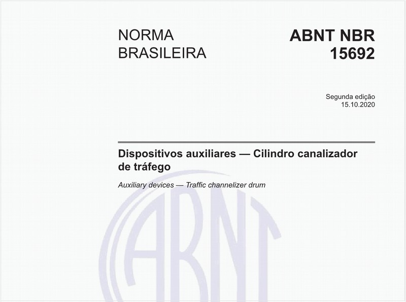 Dispositivos auxiliares - Cilindro canalizador de tráfego