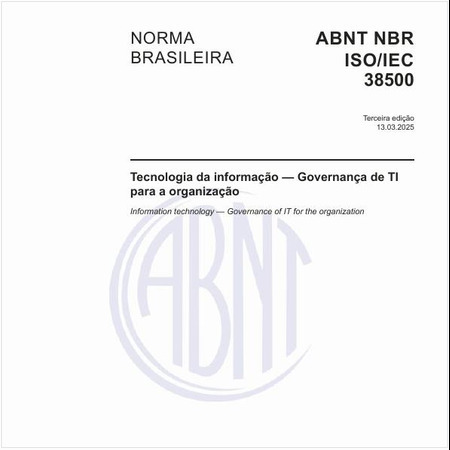 Tecnologia da informação — Governança de TI para a organização