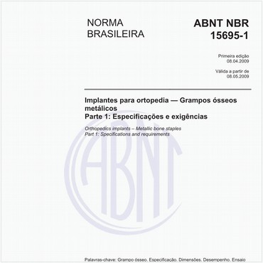 NBR15695-1 de 04/2009