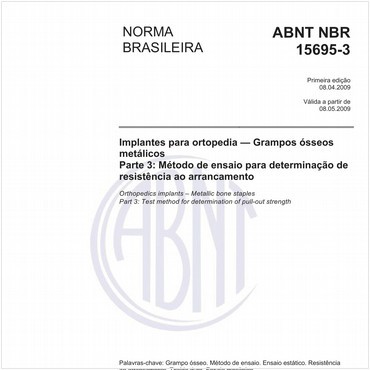 NBR15695-3 de 04/2009