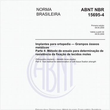 NBR15695-4 de 04/2009