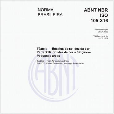 NBRISO105-X16 de 04/2009
