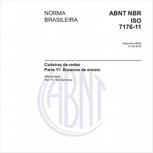 Cadeiras de rodas - Parte 11: Bonecos de ensaio