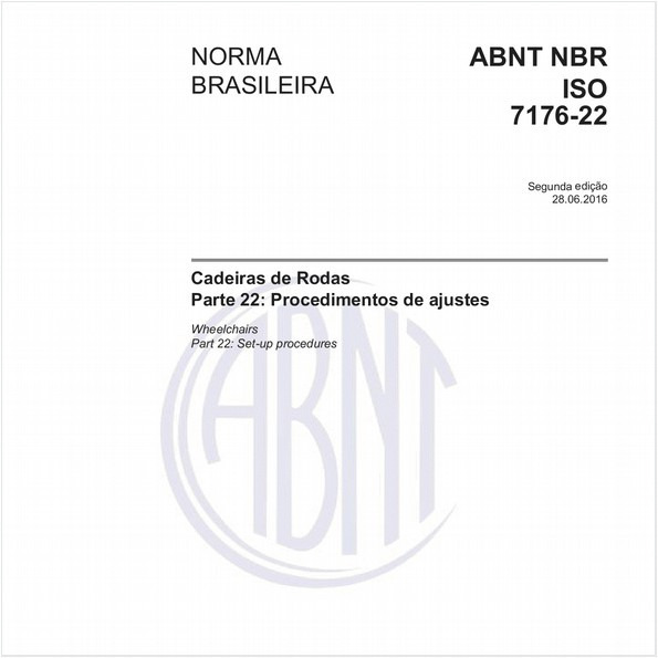 Cadeiras de Rodas - Parte 22: Procedimentos de ajustes