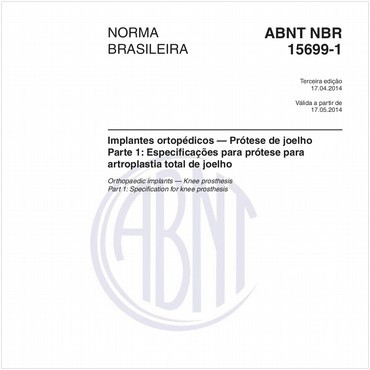 NBR15699-1 de 04/2014