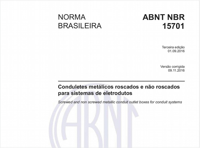 Conduletes metálicos roscados e não roscados para sistemas de eletrodutos