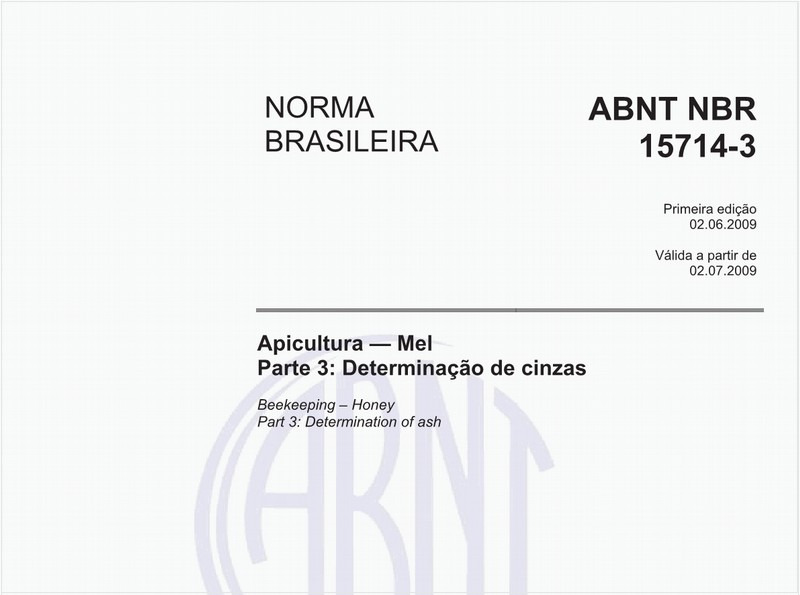 Apicultura - MelParte 3: Determinação de cinzas