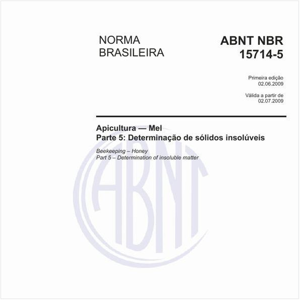 Apicultura - MelParte 5: Determinação de sólidos insolúveis