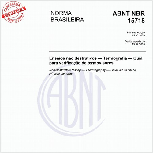 Ensaios não destrutivos — Termografia — Guia para verificação de termovisores