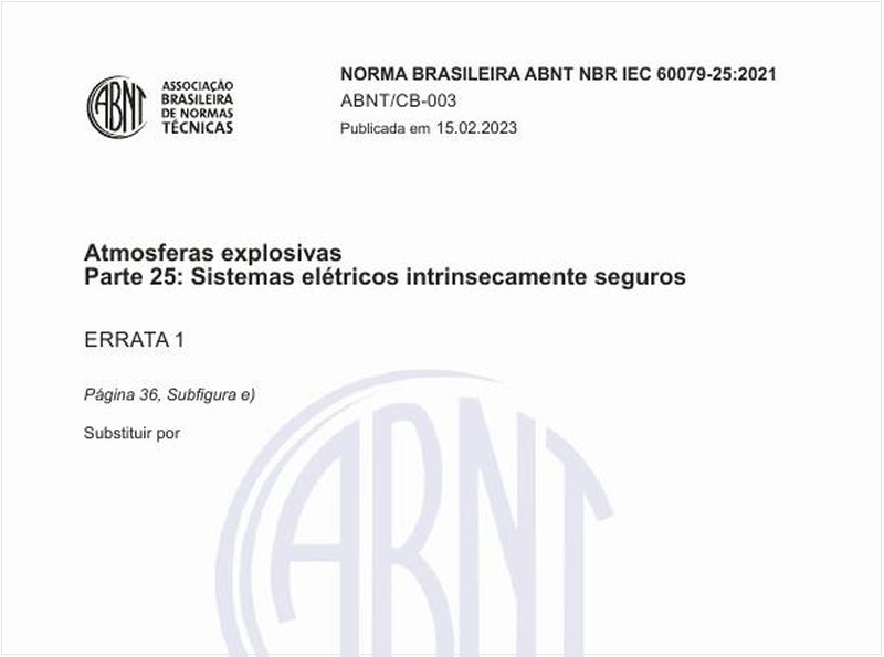 Atmosferas explosivas - Parte 25: Sistemas elétricos intrinsecamente seguros