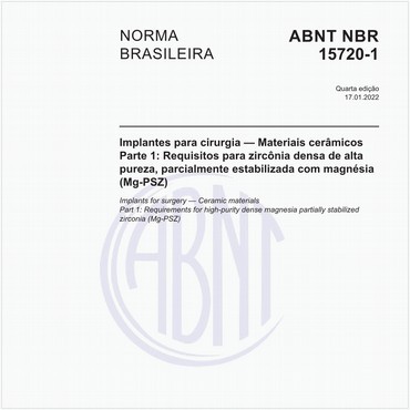 NBR15720-1 de 01/2022