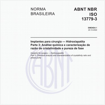 NBRISO13779-3 de 12/2022