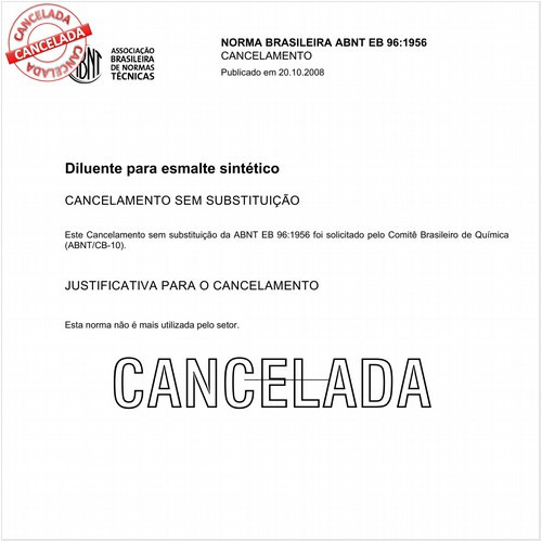 Diluente para esmalte sintético