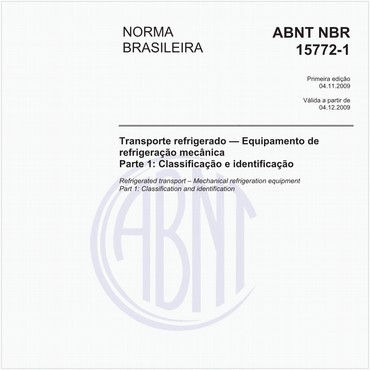 NBR15772-1 de 11/2009