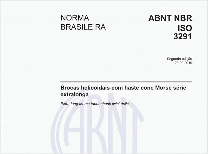 Brocas helicoidais com haste cone Morse série extralonga