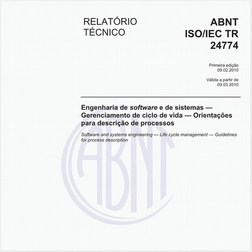 Engenharia de software e de sistemas - Gerenciamento de ciclo de vida - Orientações para descrição de processos