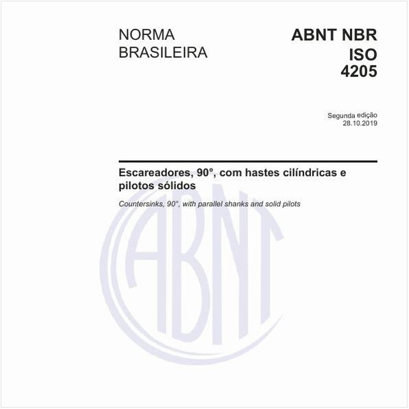 Escareadores, 90°, com hastes cilíndricas e pilotos sólidos