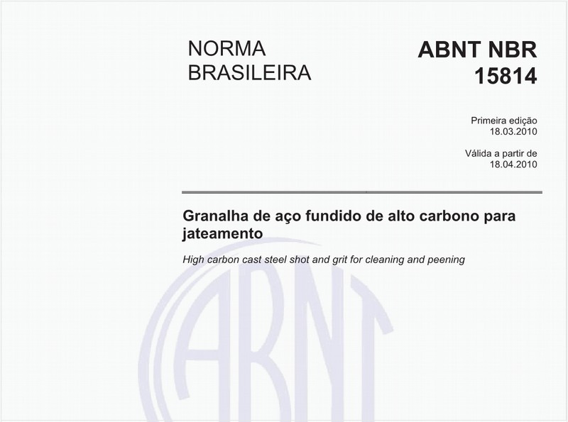 Granalha de aço fundido de alto carbono para jateamento