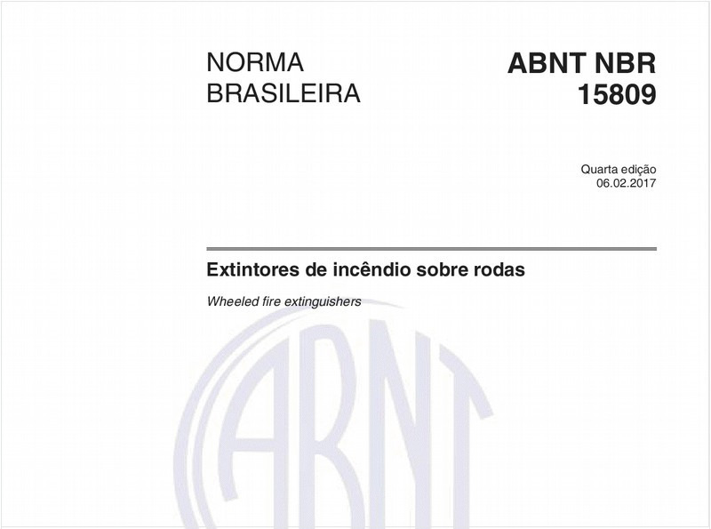 Extintores de incêndio sobre rodas