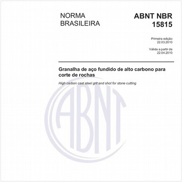 NBR15815 de 03/2010