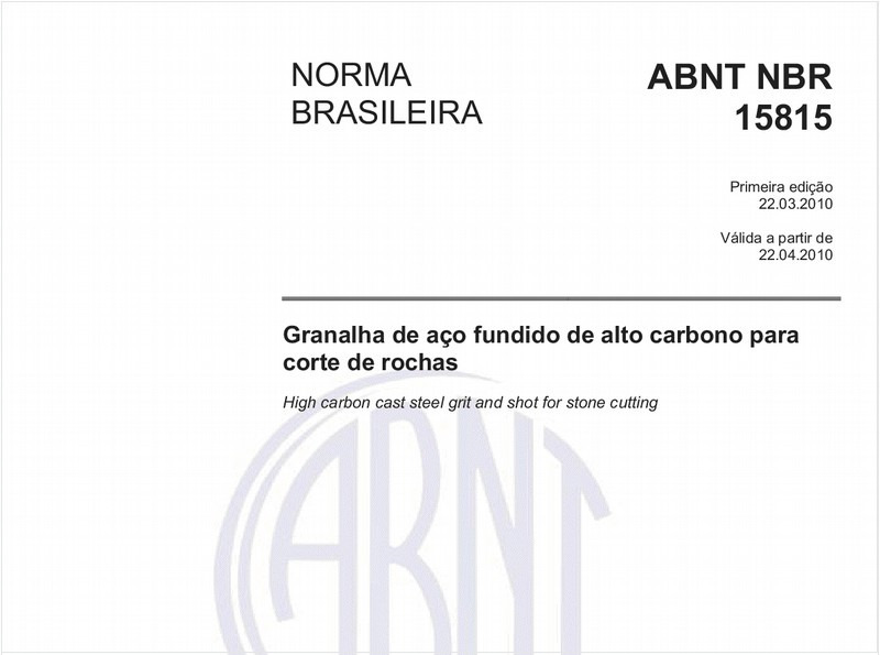Granalha de aço fundido de alto carbono para corte de rochas