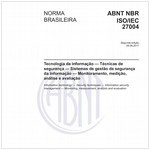 NBRISO/IEC27004
