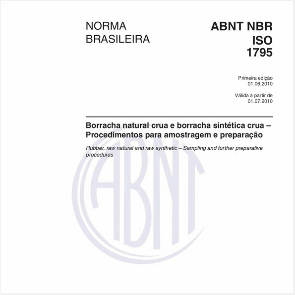 Borracha natural crua e borracha sintética crua – Procedimentos para amostragem e preparação