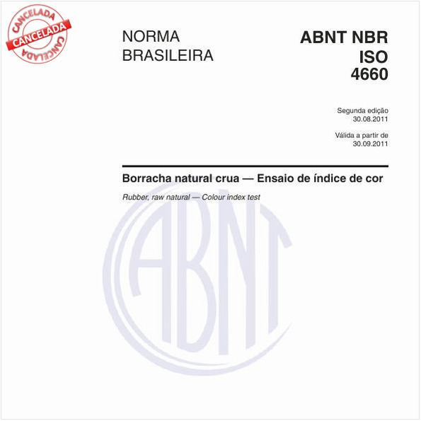 Borracha natural crua — Ensaio de índice de cor