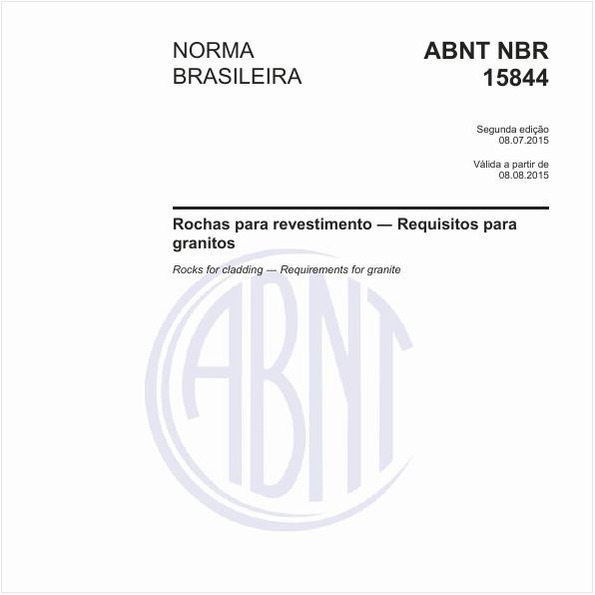 Rochas para revestimento - Requisitos para granitos