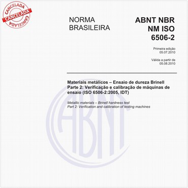 NBRNM-ISO6506-2 de 07/2010