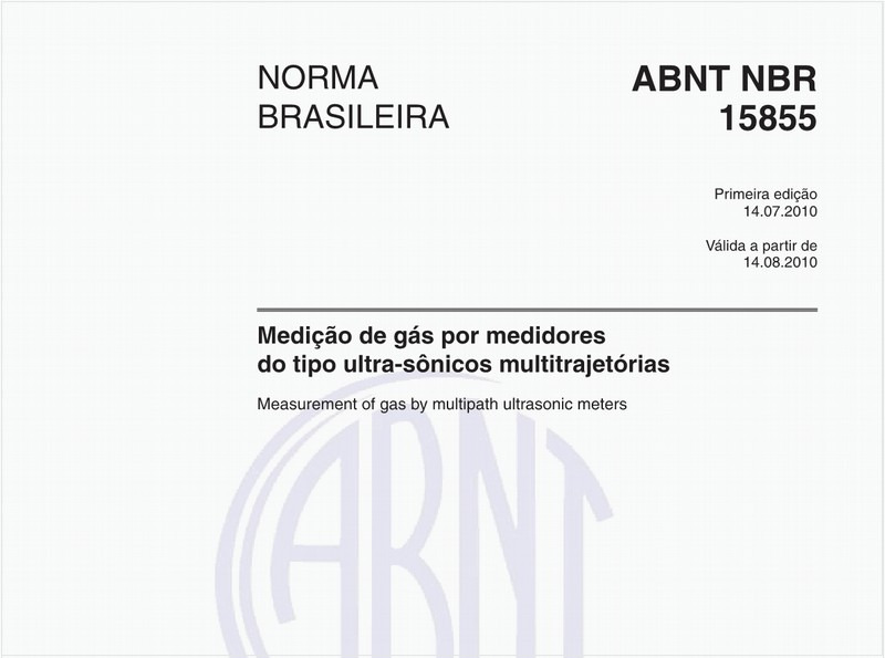 Medição de gás por medidores do tipo ultra-sônicos multitrajetórias