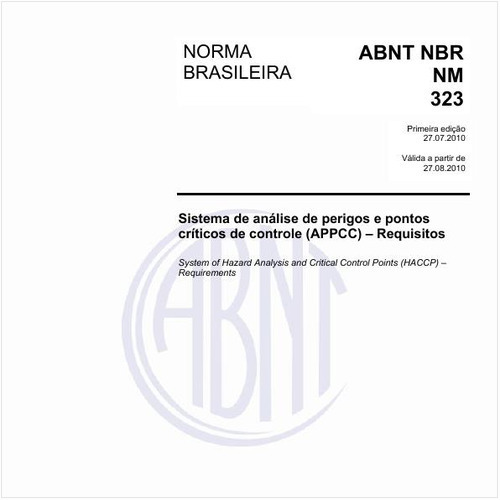 Sistema de análise de perigos e pontos críticos de controle (APPCC) – Requisitos