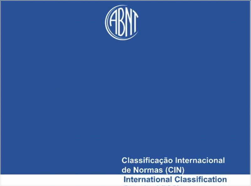 Classificação Internacional de Normas (CIN) 