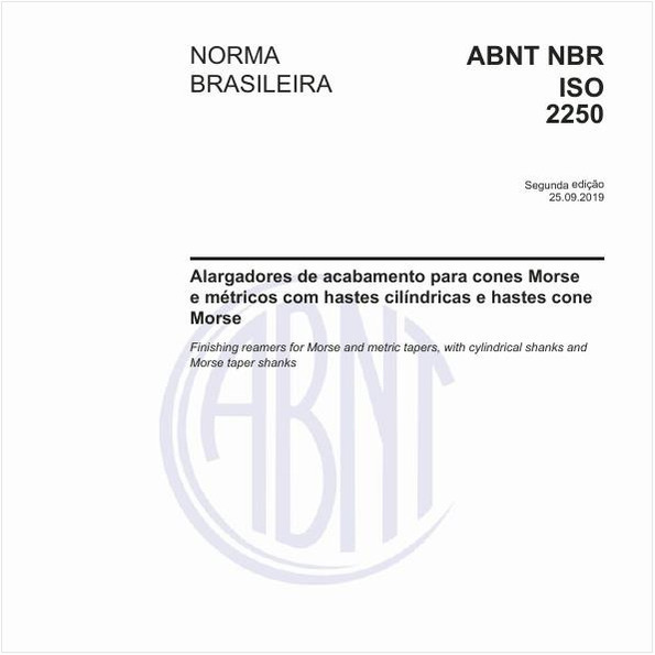 Alargadores de acabamento para cones Morse e métricos com hastes cilíndricas e hastes cone Morse