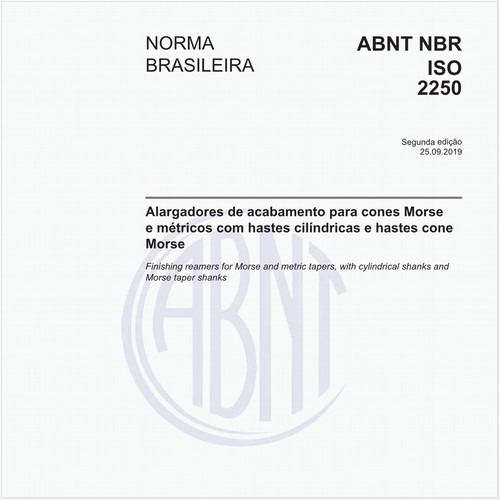Alargadores de acabamento para cones Morse e métricos com hastes cilíndricas e hastes cone Morse