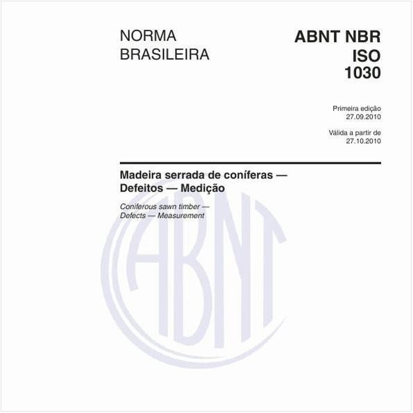 Madeira serrada de coníferas — Defeitos — Medição