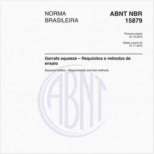 Garrafa squeeze – Requisitos e métodos de ensaio