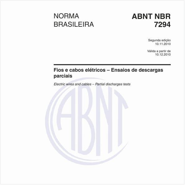 Fios e cabos elétricos - Ensaios de descargas parciais