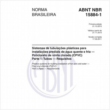NBR15884-1 de 10/2010